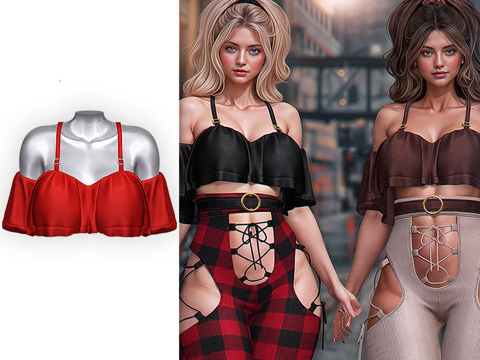 BONNICCI - Brooke Top (Red)