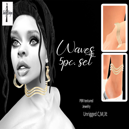 Wavy Jewelry set