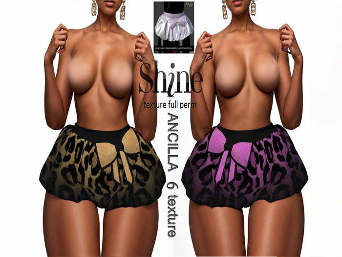 AJ [SHINE FULL PERM] SKIRT ANCILLA   _TEXTURE FULL PERM