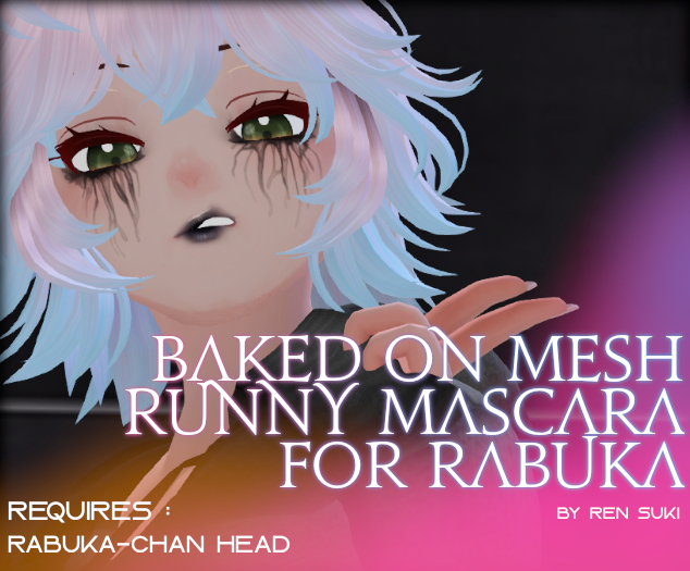 +VS+ Runny Mascara BoM Makeup for Rabuka Head