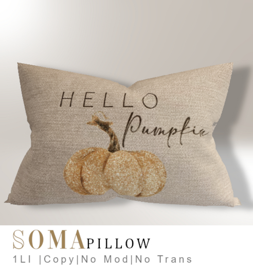 SOMA PILLOW LONG PUMPKIN
