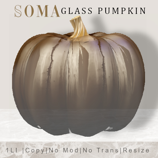 PUMPKIN GLASS BROWN