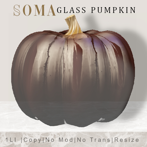 PUMPKIN GLASS MAROON