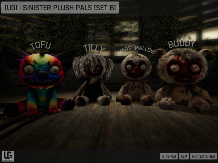 [UG] : Sinister Plush Pals [Set B]