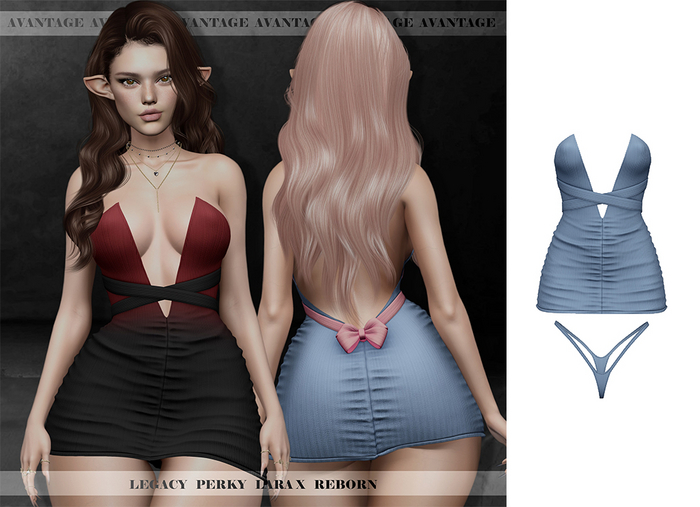 *Avantage* Dress Bonnie Blue 