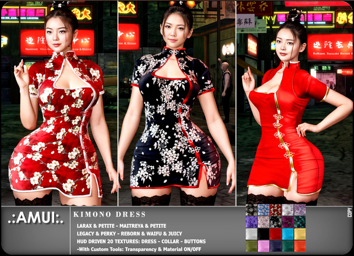 .:AMUI:. "Rin" Kimono Dress