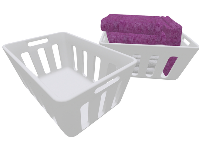 Atheria Designs Laundry Basket BOXED Two Baskets