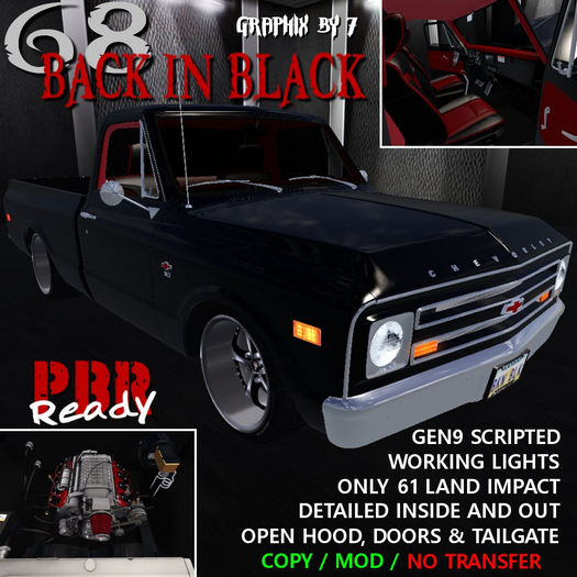 GB7 68 C10 BACK N BLACK (BOXED)