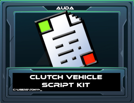 Second Life Marketplace - [Auda] Clutch Vehicle Script Kit