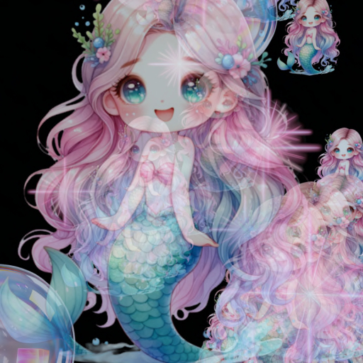Mermaid Confetti Tosser Thrower