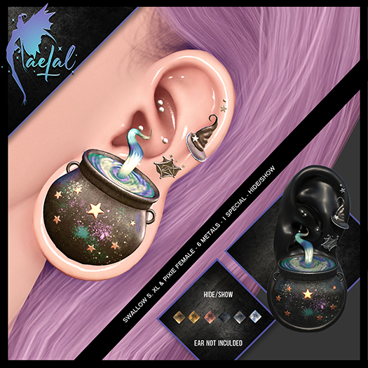 FaeTal - Ear 84 - Swallow S,XL & Pixie  Female
