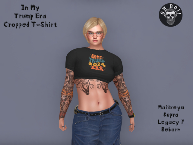 In My Trump Era - Ladies Cropped Tee