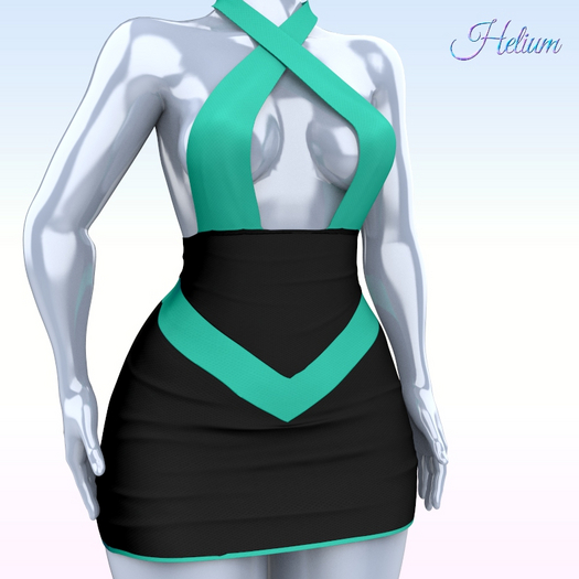 Teal Destiny Dress