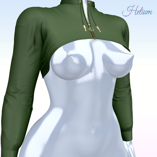 Olive Shoulder Jacket