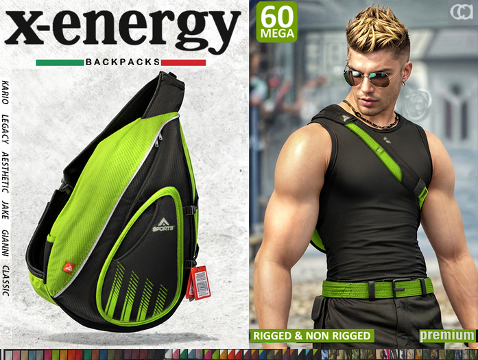 [CA] KARIO LEGACY AESTHETIC JAKE GIANNI X ENERGY BACKPACKS