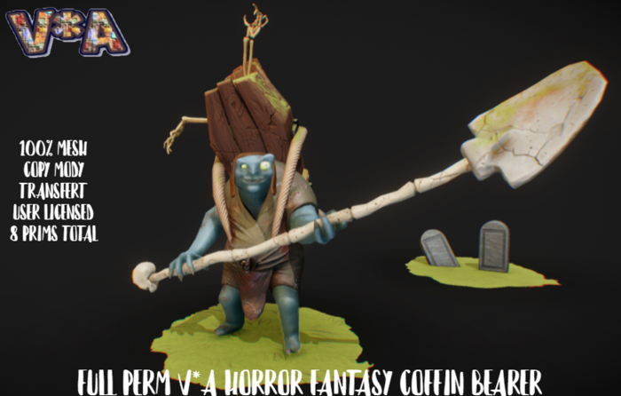 FULL PERM V*A HORROR FANTASY COFFIN BEARER