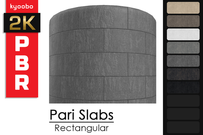 Pari Slabs - Rectangular 2k PBR [FULL PERM]