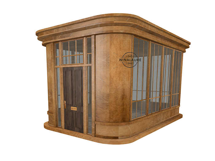 07 Myrrine. Cozy winter set small building RARE