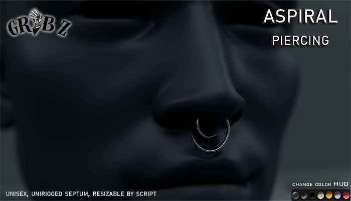 .GRABZ. ~ Aspiral Septum - Unrigged + Resizable