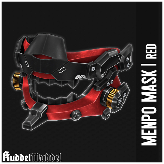 [KuddelMuddel] Menpo Mask / Red