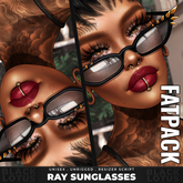 [BL] Ray glasses // FATPACK