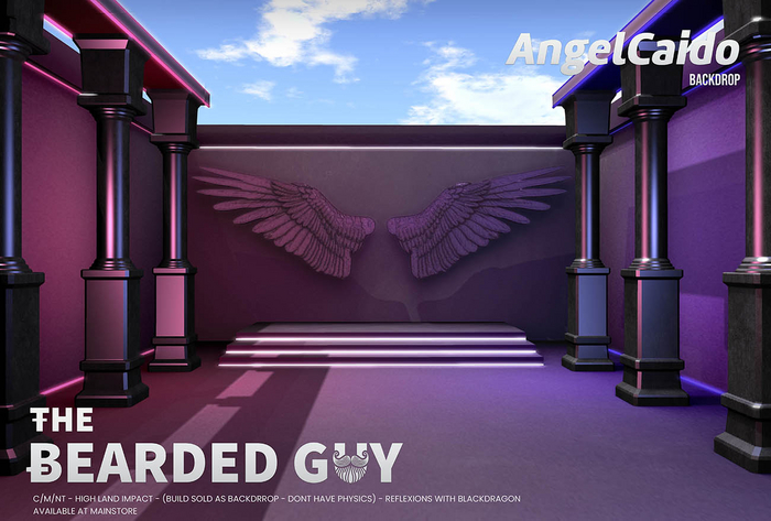Angel Caido Backdrop - The Bearded Guy