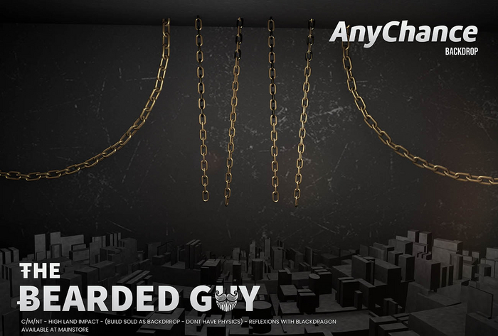 Any Chance Backdrop - The Bearded Guy