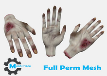 Mesh Place - Halloween Spooky Hand Full Perm Mesh (unp