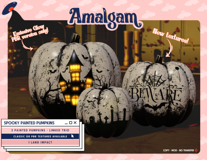 Amalgam: Spooky Painted Pumpkins//CLASSIC [add]
