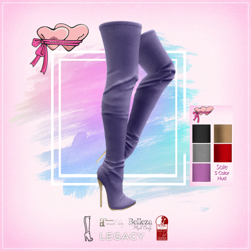 .Princess Stuff. [The Overknee Boots] Steel