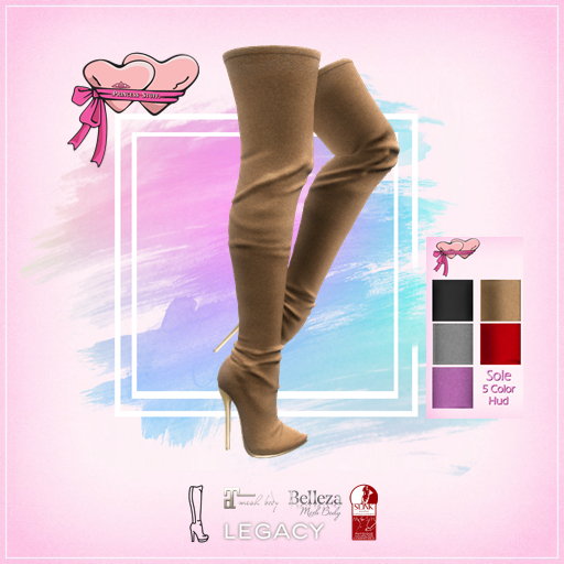 .Princess Stuff. [The Overknee Boots] Gold