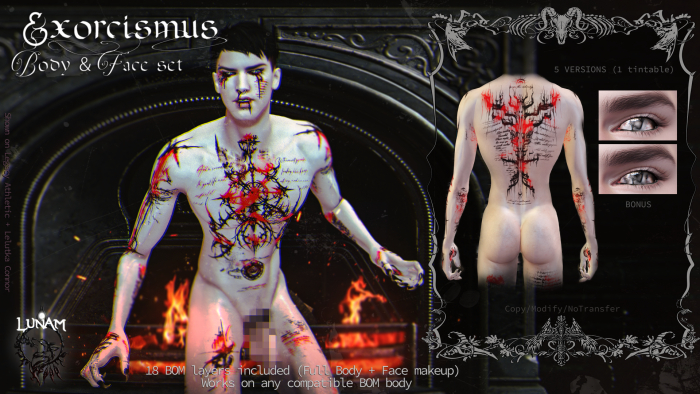 LUNAM ⋅ ⋆☽︎⋅ Exorcismus ⋅☾⋆ ⋅ Body&Eyes set