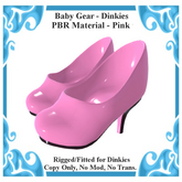 Baby Gear Dinkies - PBR Stilettos - Pink (Box)