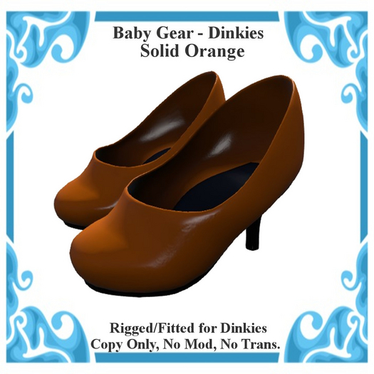 Baby Gear Dinkies - Stilettos Solid Orange (Box)