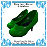 Baby Gear Dinkies - Stilettos Solid Green (Box)