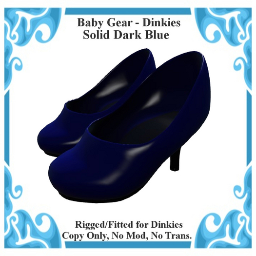 Baby Gear Dinkies - Stilettos Solid Dk Blue (Box)