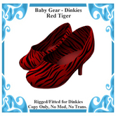 Baby Gear Dinkies - Stilettos Red Tiger (Box)