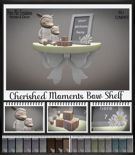~PPC~ Cherished Moments Bow Shelf