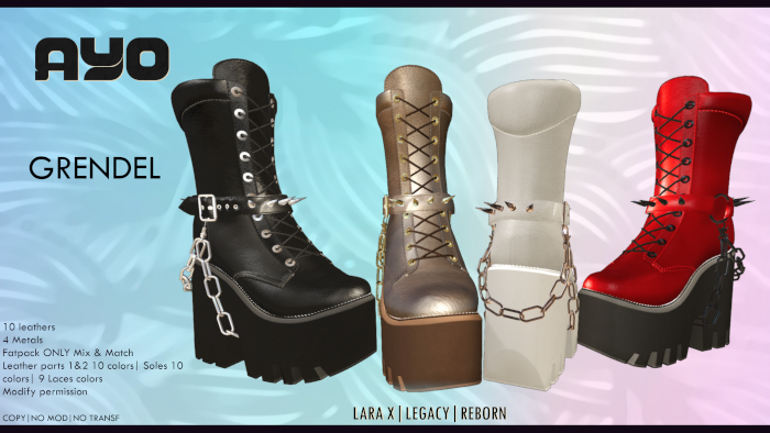 [AYO] Grendel  // Fatpack Mix&Match Boots // Add