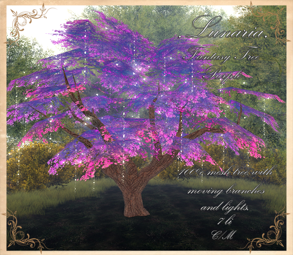 .Lunaria. Fantasy Tree - Purple 