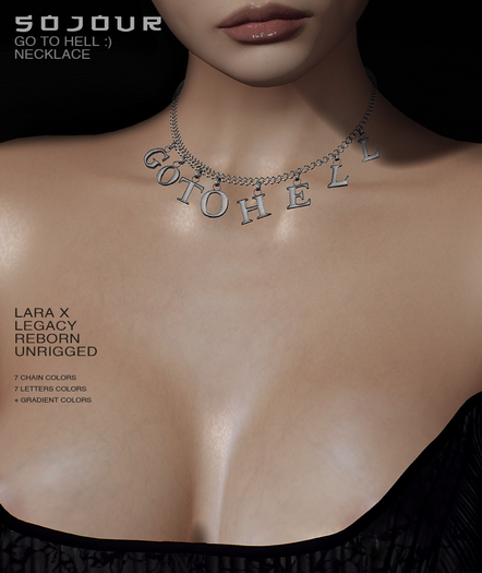 SOJOUR - Go to hell :) necklace - fatpack