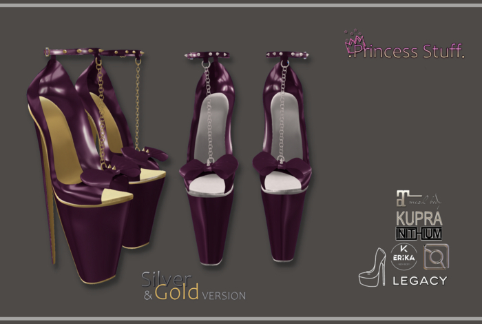 .Princess Stuff. [Dark Angel Heels] *Plum*