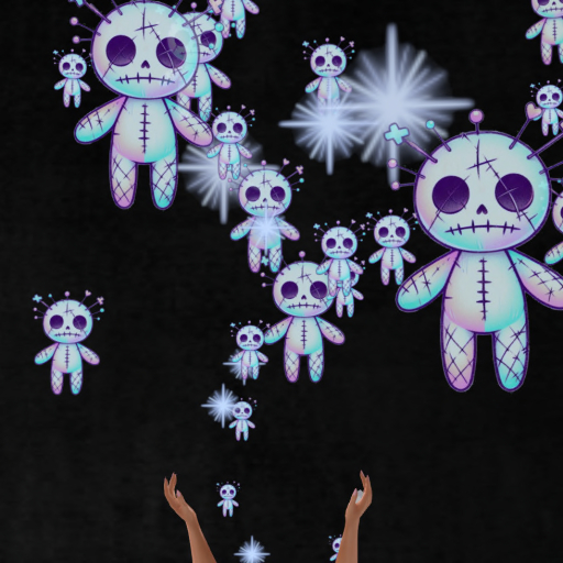  VooDoo Doll  Confetti Tosser Thrower