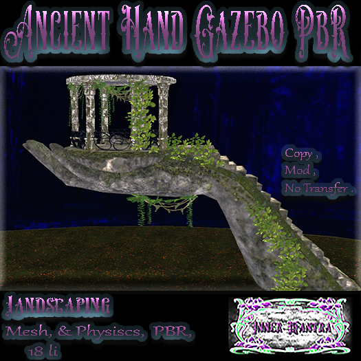 +Inner Mantra+ Ancient Hand Gazebo  PBR {Box}