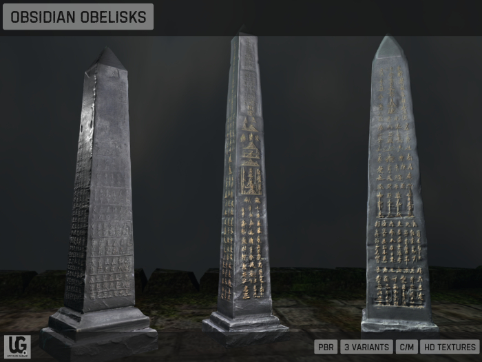 [UG] : Obsidian Obelisks (PBR)
