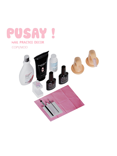 PUSAY Nail Practice Decor