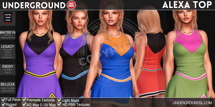 [UG MESH] ALEXA TOP  +PBR