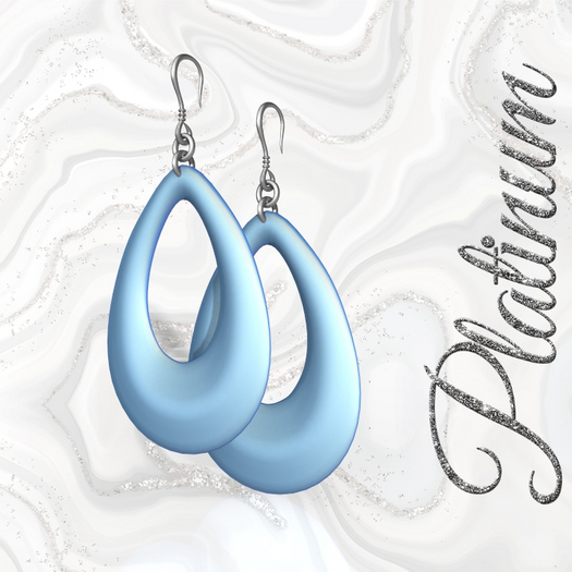 Blue Retro Earrings