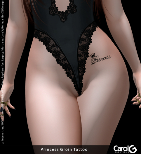 [CAROLG] Princess Tattoo - Groin 
