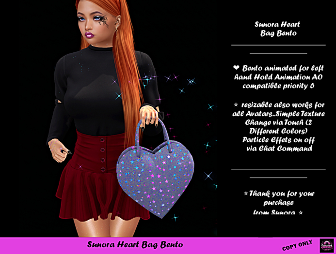 Sunora Heart Bag Bento